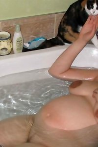 a handsome aged girl is getting a hairy big boobs ride